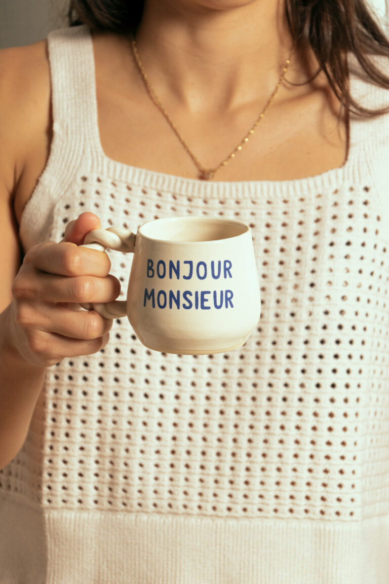 Caneca Bonjour Monsieur