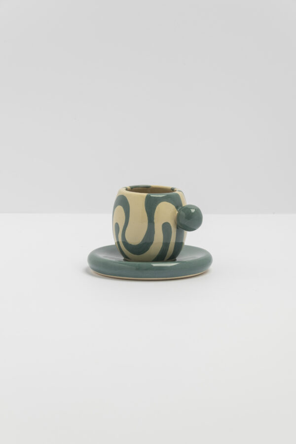 Copo + pires Flow | cor verde vintage