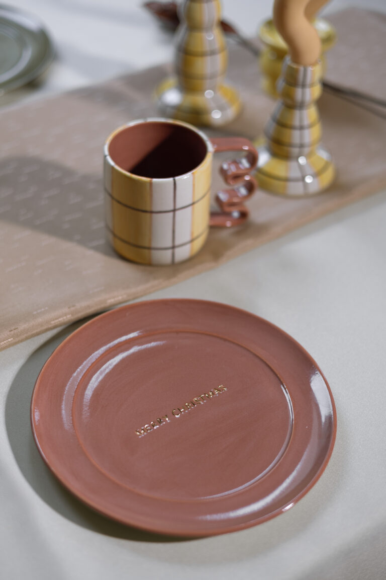 Prato Merry Christmas | cor rosé