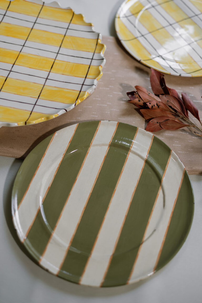 Prato raso stripes | cor verde orvalho