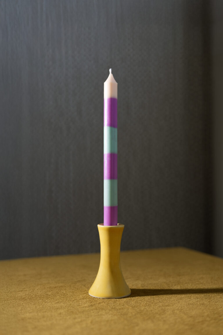 Vela stripes roxo e turquesa