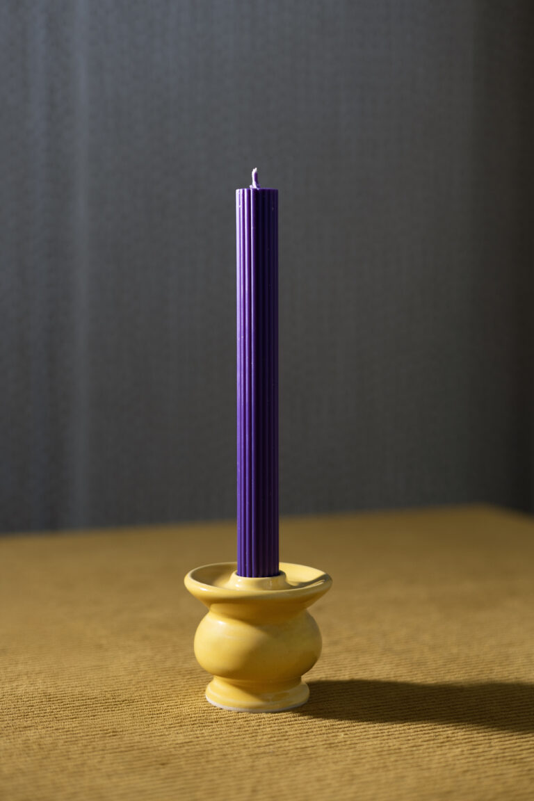 Castiçal Merci | cor amarelo canário